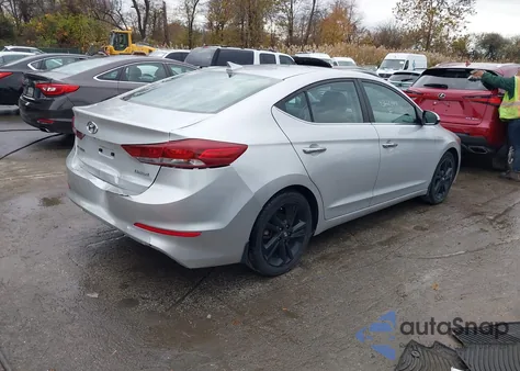 2017 Hyundai Elantra Limited из США, поврежденный, VIN KMHD84LF6HU065470